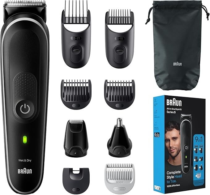 Braun Series 5 MGK5410 9'u 1 Arada Erkek Bakım Kiti Siyah