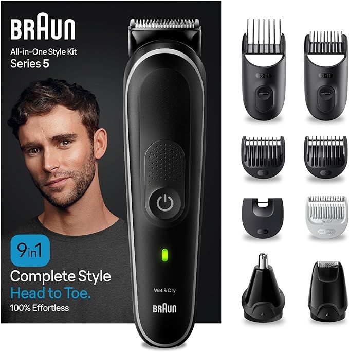 Braun Series 5 MGK5410 9'u 1 Arada Erkek Bakım Kiti Siyah