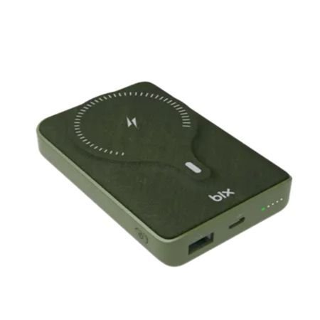 Bix 10000 MAH TYPE-C USB-A Kablosuz Hızlı Şarj Destekli Led Göstergeli Powerbank