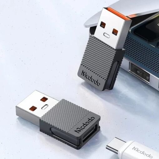 McDodo OT-6970 Type-C To 5A USB-A 2.0 Dönüştürücü Siyah