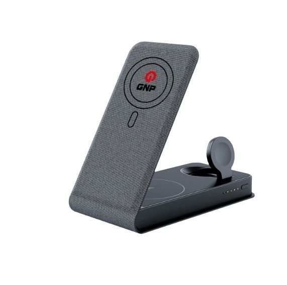 GNP 3'ü 1 Arada 10.000 mAh Kablosuz Powerbank Stand