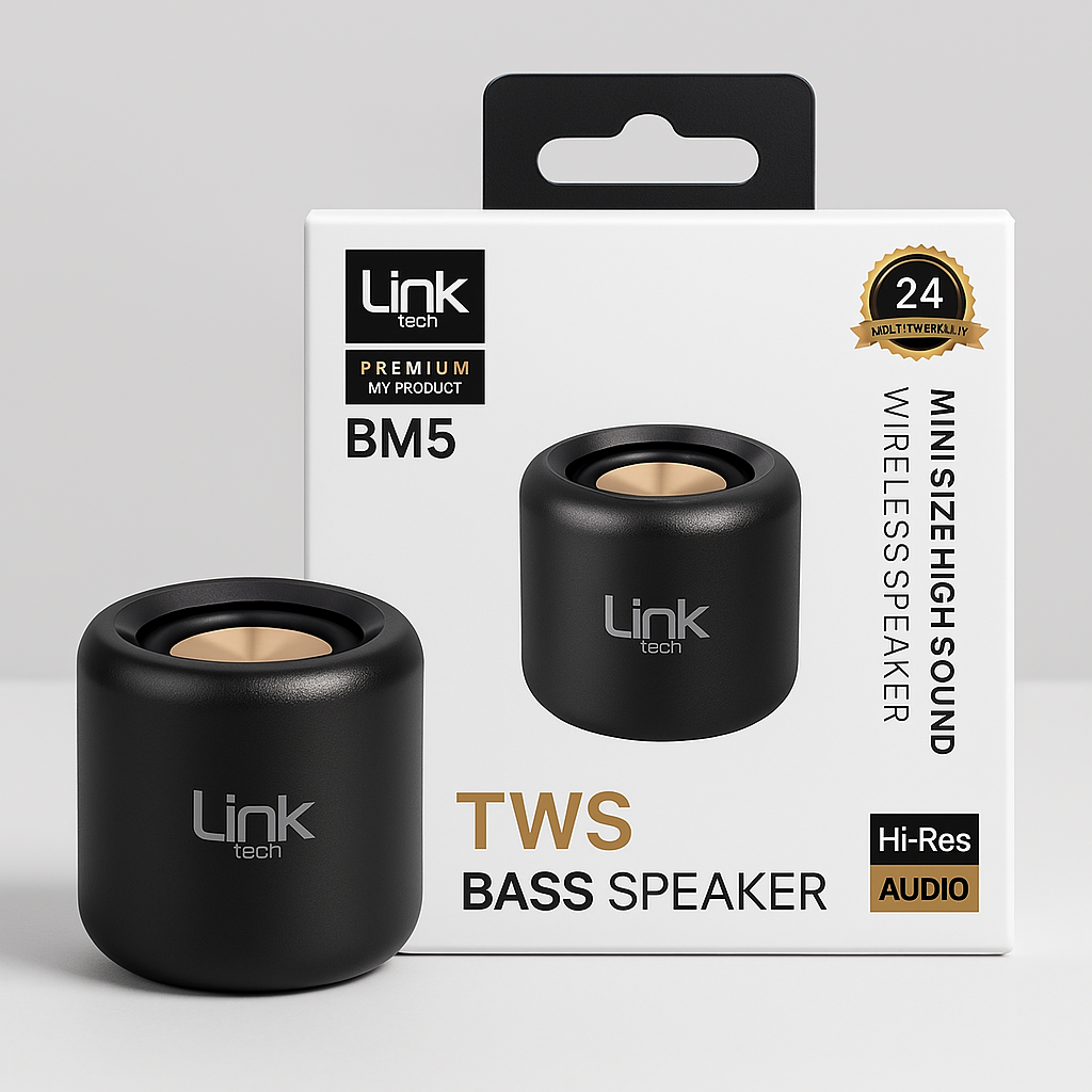 BM5 Premium Mini Bas Taşınabilir Bluetooth Hoparlör