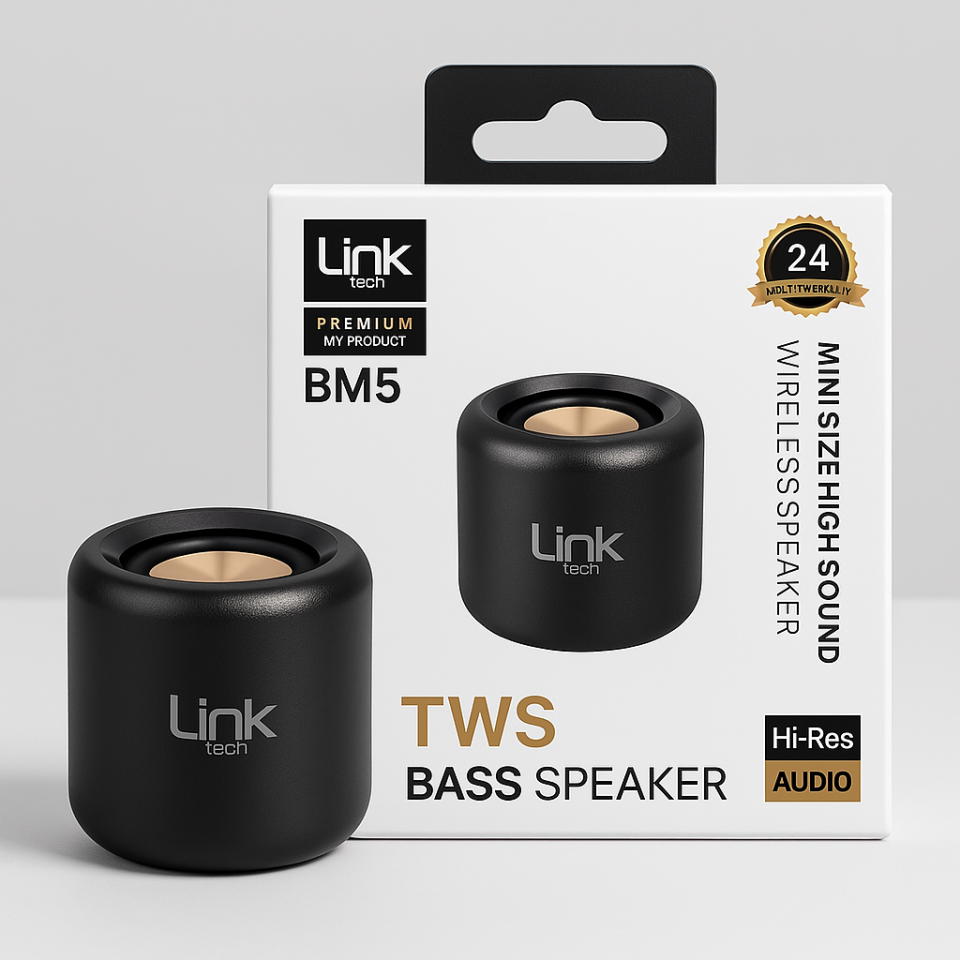 BM5 Premium Mini Bas Taşınabilir Bluetooth Hoparlör